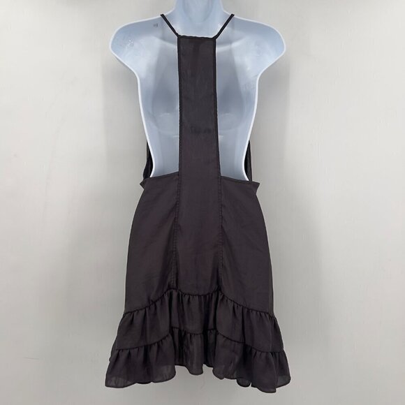 Free People Intimately Women's Racerback Dark Gray Slip Dress Size S/P - Picture 2 of 7